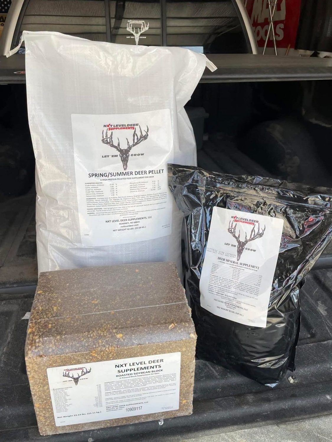 Next Level Deer Supplements feed and mineral products